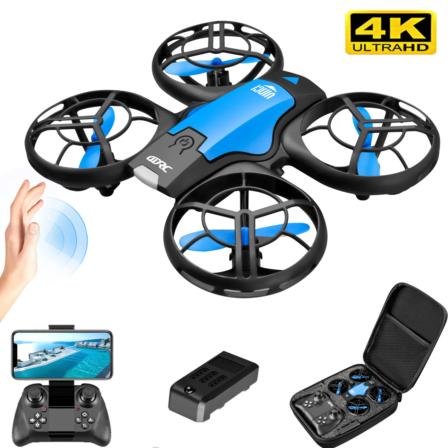 Drone Mapping - V8 Yeni Mini Drone 4K Profesyonel