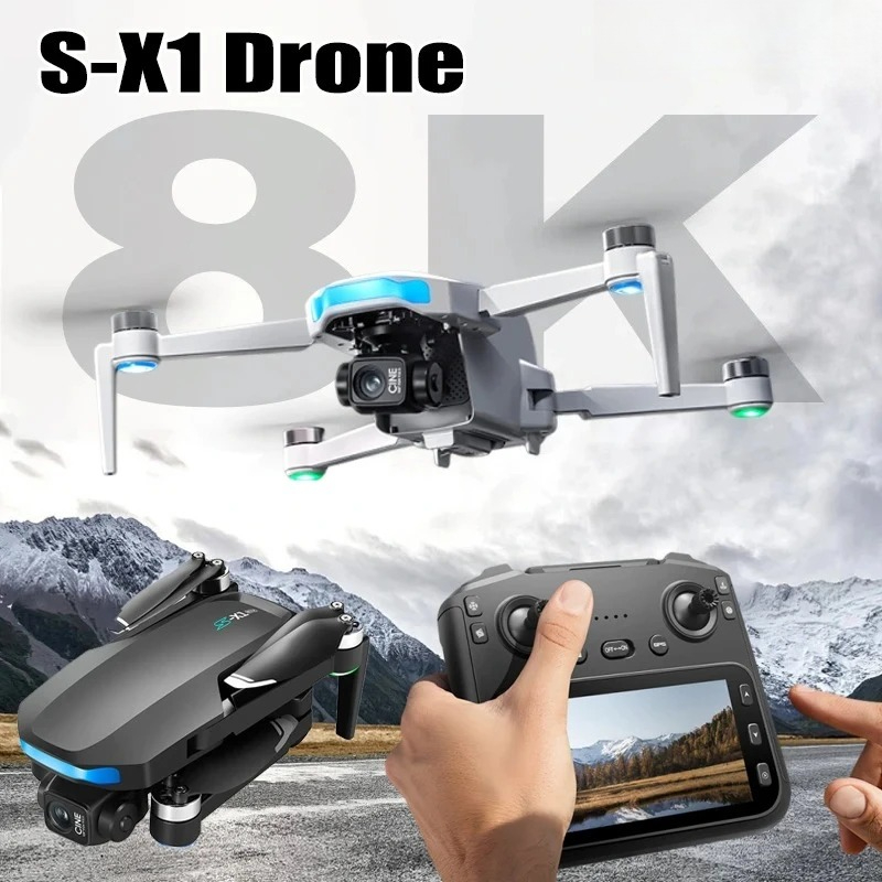 Drone Thermal Imaging - Orijinal S-X1 Drone 8K HD Profesyonel