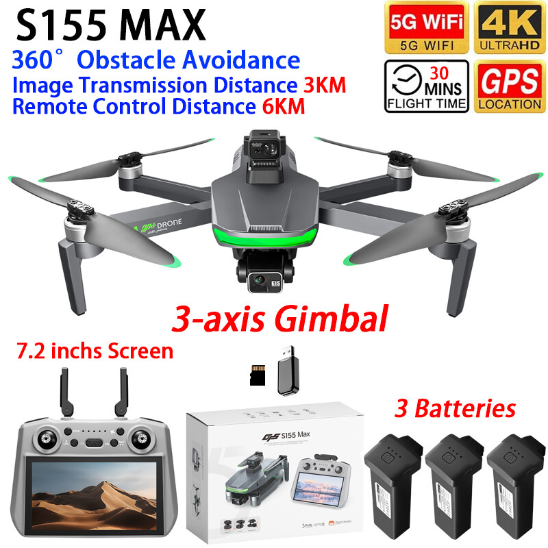 S155 MAX Drone GPS WIFI 3KM FP - Drone Surveying incelemesi ve fiyatı