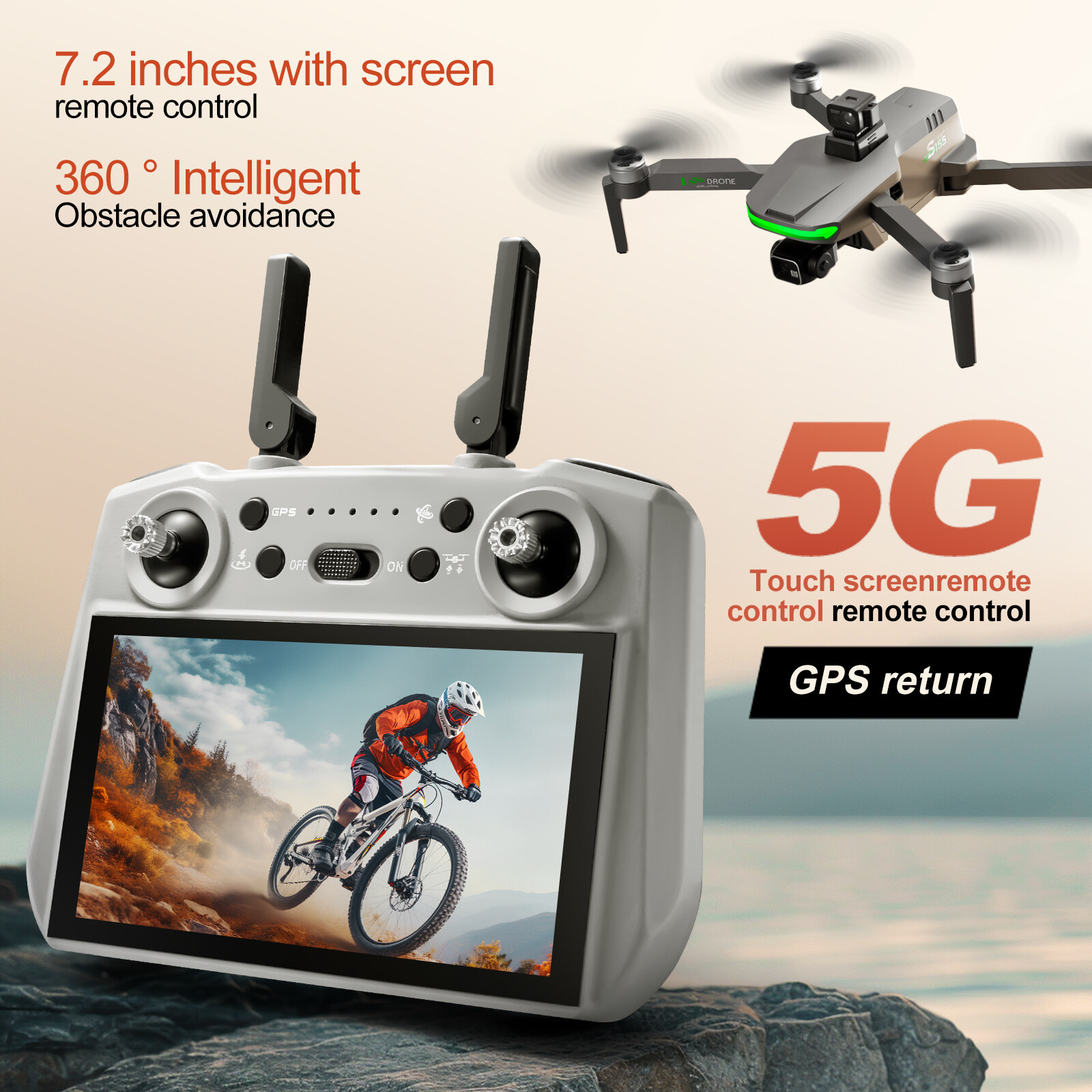 S155 MAX Drone GPS WIFI 3KM FP - Drone Surveying incelemesi ve fiyatı